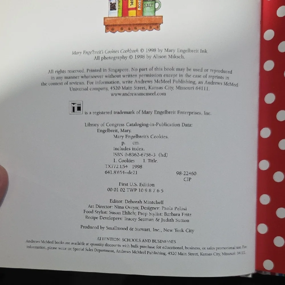 Mary Engelbreit Cookies Cookbook - Vibrant Party Recipes